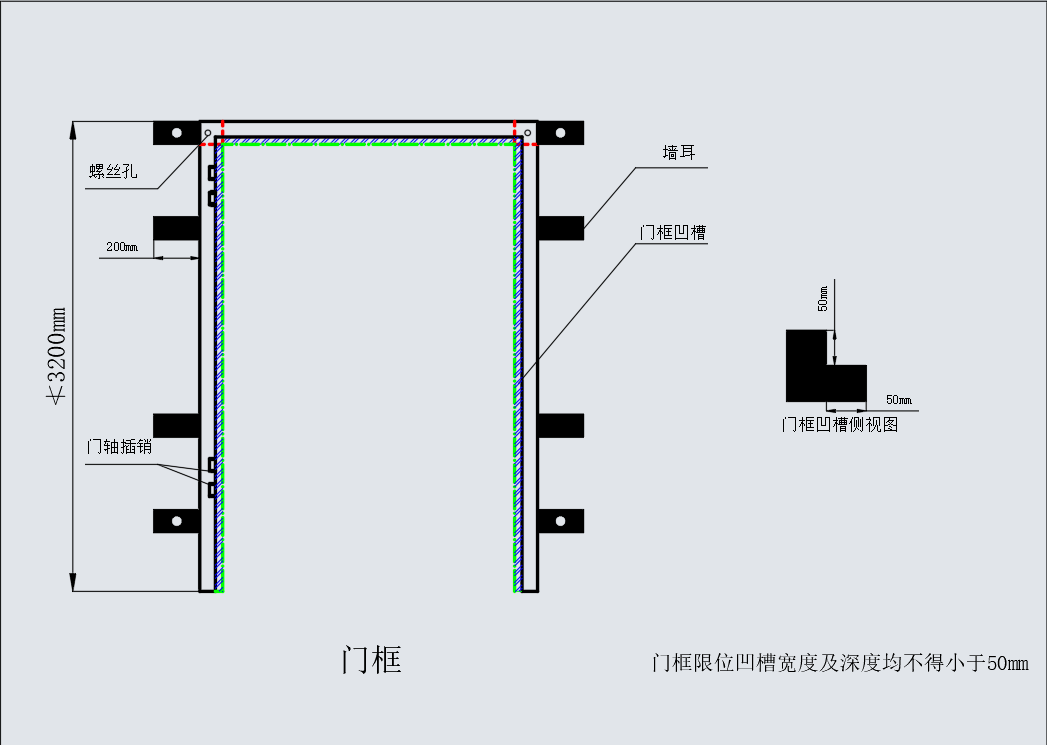 木质防突风门